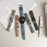 For Samsung Galaxy Watch7  /  Watch6 Bands Universal 20mm Adjustable Leather Watchband Wrist Strap - Indigo - 6