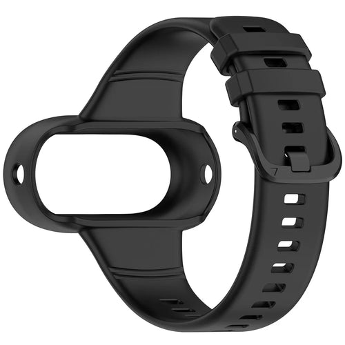 Wristband Protective Case for Insta360 GO 3 / 3S / 2 Silicone Integrated Watch Strap Camera Frame - Black - 1
