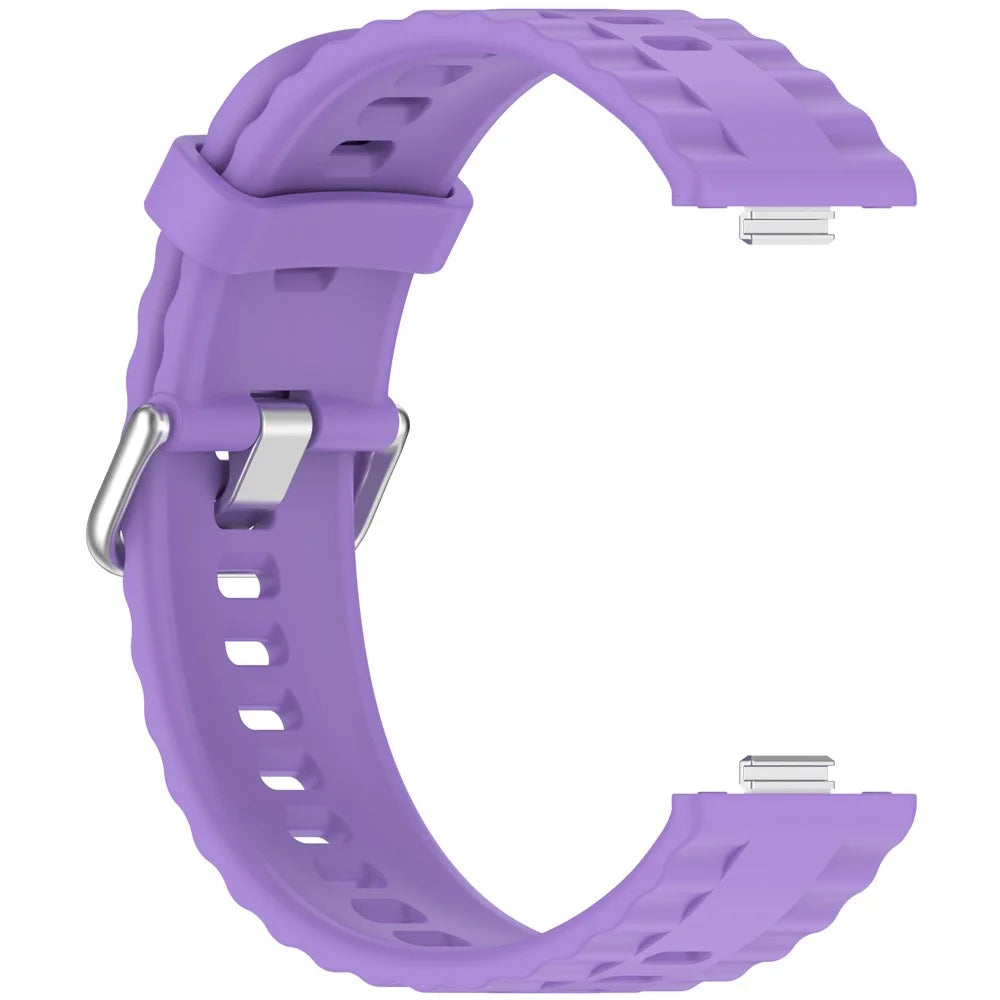 Watch Band for Huawei Watch Fit 4 / Fit 4 Pro / Fit 3 Silicone Sports Replacement Strap - Lilac Purple - 2