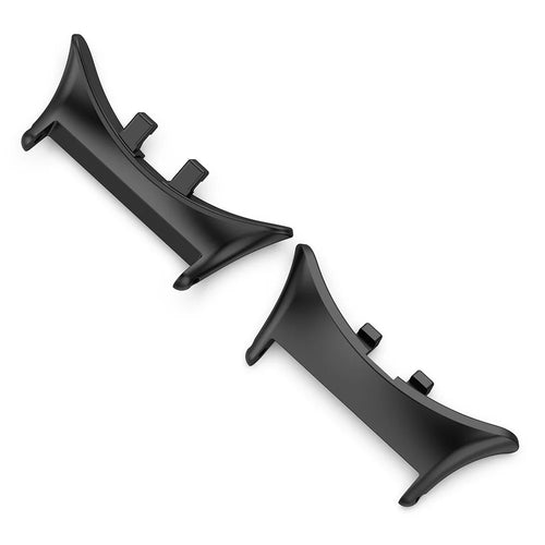 1 Pair for vivo Watch 5 Watchband Connector Replacement Strap Metal Adapters - Black - 1