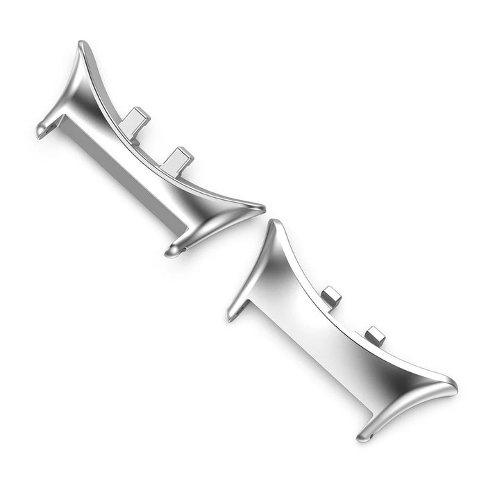 1 Pair for vivo Watch 5 Watchband Connector Replacement Strap Metal Adapters - Silver - 1