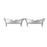 1 Pair for vivo Watch 5 Watchband Connector Replacement Strap Metal Adapters - Silver - 2