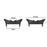 1 Pair for vivo Watch 5 Watchband Connector Replacement Strap Metal Adapters - Silver - 3