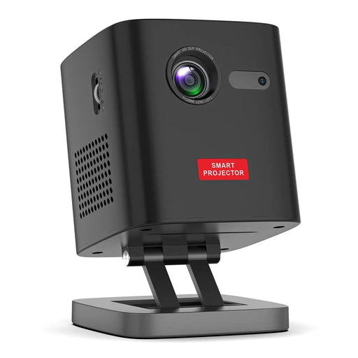 C1000 Upgraded DLP Mini Projector Home Outdoor Portable HD Projection Device (CE Certified) - Black / EU Plug - 1