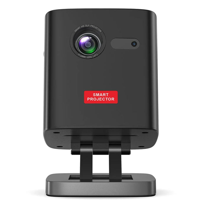 C1000 Upgraded DLP Mini Projector Home Outdoor Portable HD Projection Device (CE Certified) - Black / EU Plug - 2