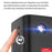 C1000 Upgraded DLP Mini Projector Home Outdoor Portable HD Projection Device (CE Certified) - Black / EU Plug - 4