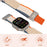 Watch Band For For Apple Watch Ultra 3 2 1 49mm / Series 11 10 46mm / 9 8 7 45mm / SE3 SE2 SE 6 5 4 44mm / 3 2 1 42mm Magnetic Buckle Nylon Strap - Orange Beige  /  Black - 4