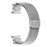 For TicWatch E Watch Band Silver Stainless Steel Crown Clasp Milanese Wrist Strap - 3