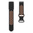 For WHOOP 4.0 Replacement Strap Dual Color Silicone Watch Band Multi Hole Design - Black / Orange - 3