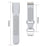 For WHOOP 4.0 Replacement Strap Dual Color Silicone Watch Band Multi Hole Design - Black / Orange - 5