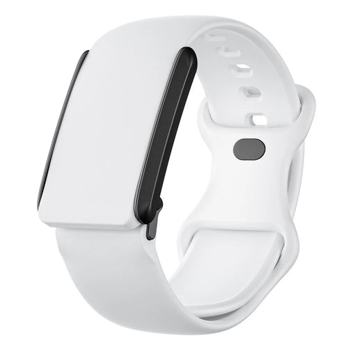 For WHOOP 4.0 Replacement Strap Smart Fitness Solid Color Silicone Wristband - White - 1