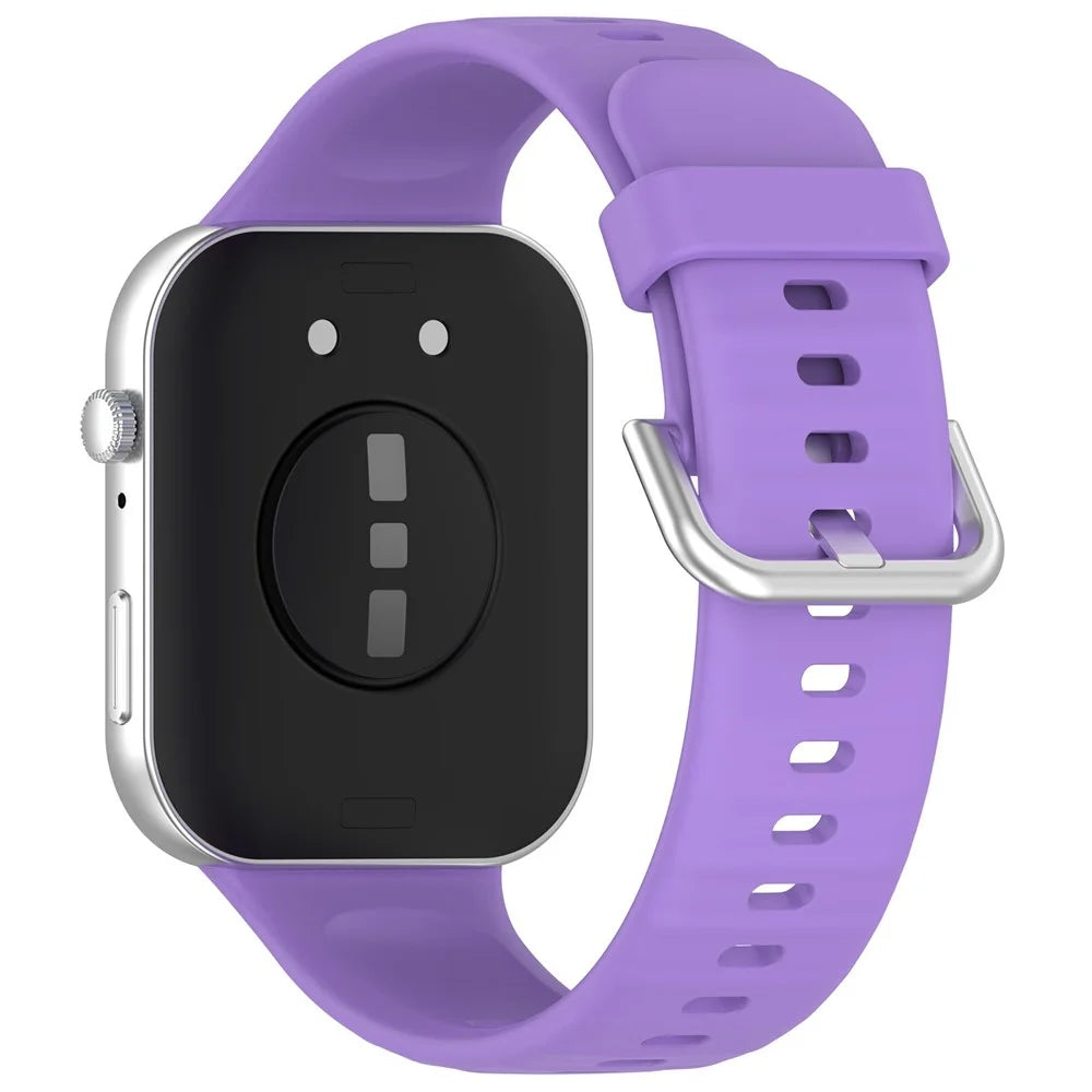 Silicone Strap For Huawei Watch Fit 4 Pro  /  Fit 4  /  Fit 3 Adjustable Watch Band Replacement Bracelet - Purple - 1