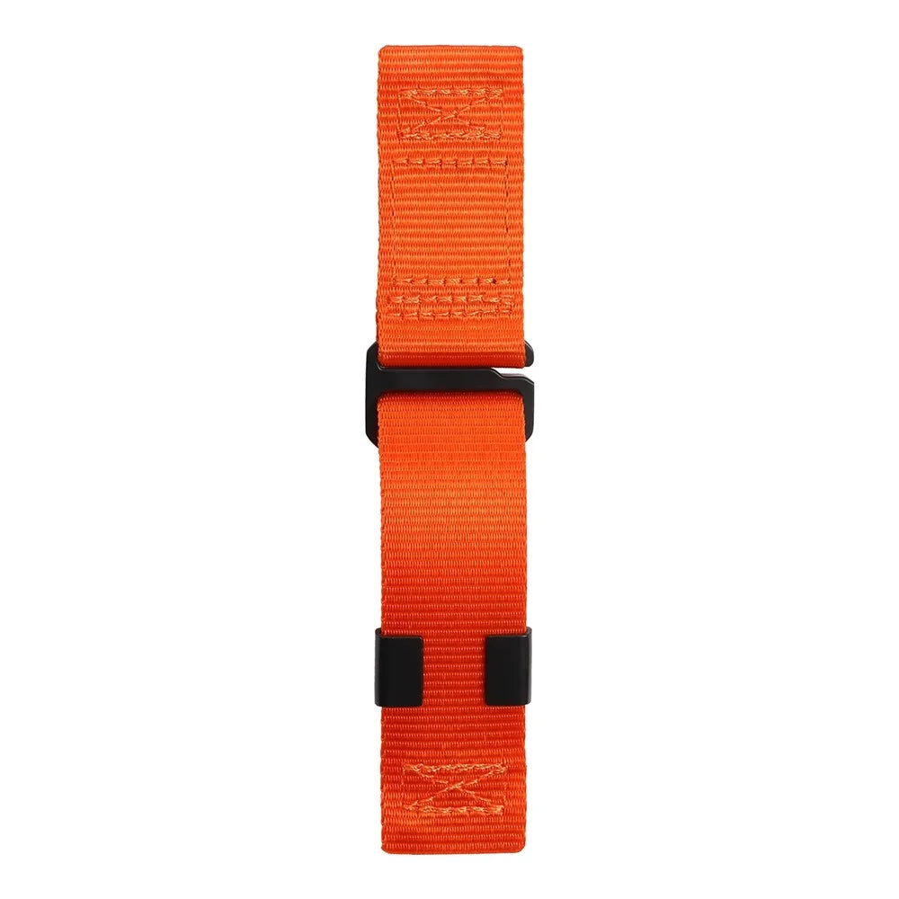 KALEBOL Wrist Strap for Apple Watch Series 11 10 42mm / 9 87 41mm / SE3 SE2 SE 6 5 4 40mm / 3 2 1 38mm Braided Sport Nylon Watch Band - Orange - 3