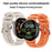 For vivo Watch 5 Adjustable Watch Strap Sports Silicone Replacement Wrist Band - Orange - 3