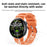 For vivo Watch 5 Adjustable Watch Strap Sports Silicone Replacement Wrist Band - Orange - 4