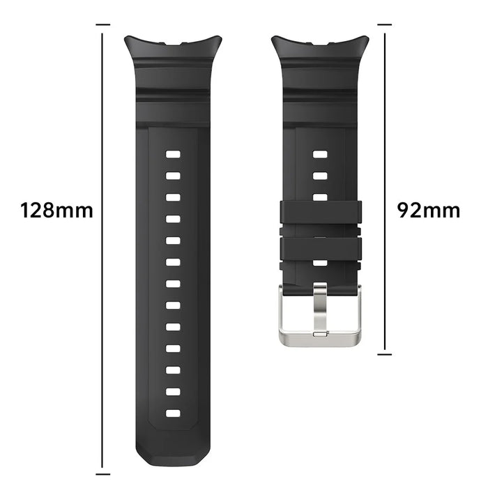 For vivo Watch 5 Adjustable Watch Strap Sports Silicone Replacement Wrist Band - Orange - 5