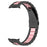 For Samsung Galaxy Watch8 40mm / 44mm Stainless Steel Watch Band Three Bead Design Strap with Disassembly Tool - Black / Pink - 2