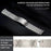 For Huawei Watch 4 Titanium Alloy Watch Strap Detachable Link Wrist Band - Silver - 5
