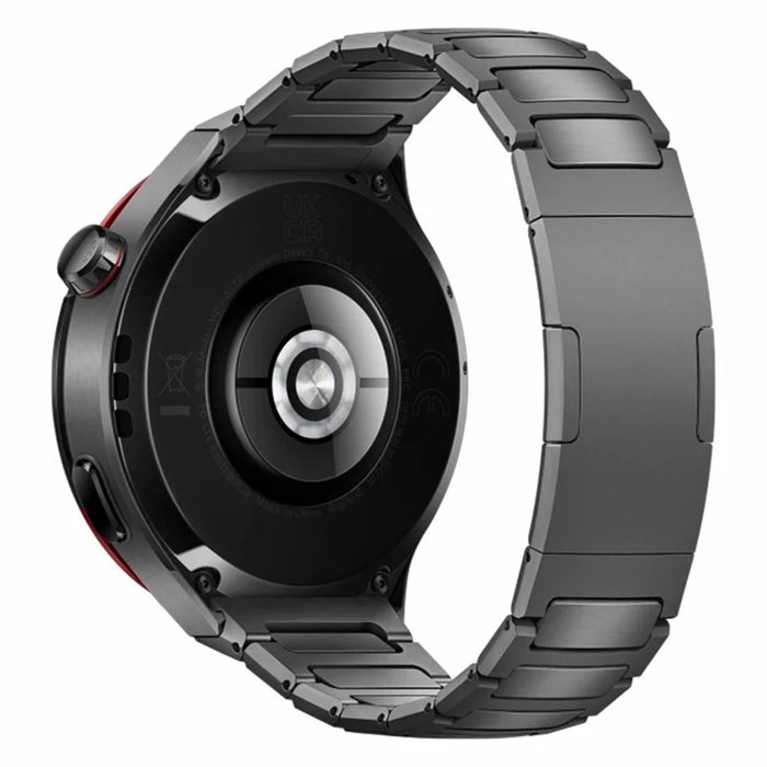 For Huawei Watch GT 5 Pro 46mm Titanium Alloy Watch Strap Detachable Link Wrist Band - Grey - 3