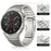 For Huawei Watch GT 4 46mm Stainless Steel Watch Strap 1-Bead Replacement Wrist Band - Silver - 4