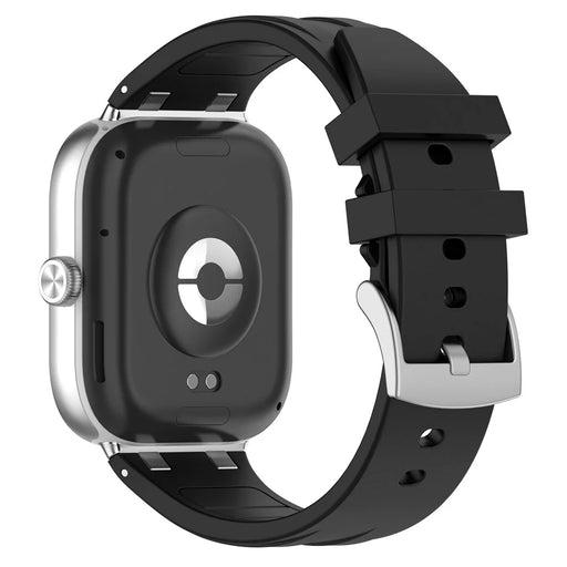 KALEBOL Watch Band for Xiaomi Smart Band 10 Pro / 9 Pro / 8 Pro / Redmi Watch 6 / 5 / 4 Silicone Strap Replacement Wristband - Black - 1