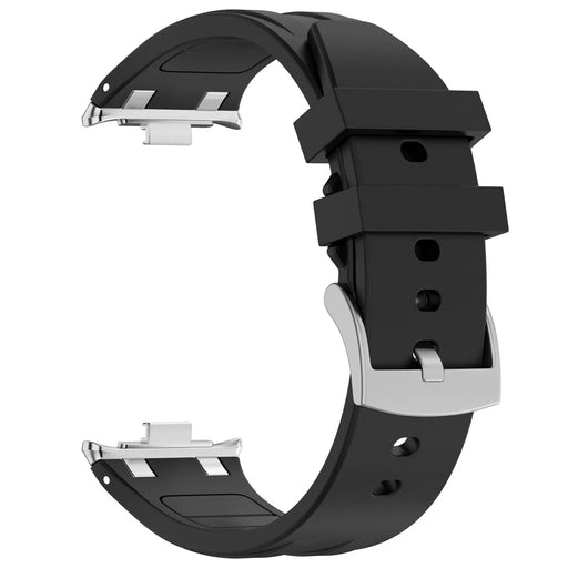 KALEBOL Watch Band for Xiaomi Smart Band 10 Pro / 9 Pro / 8 Pro / Redmi Watch 6 / 5 / 4 Silicone Strap Replacement Wristband - Black - 2