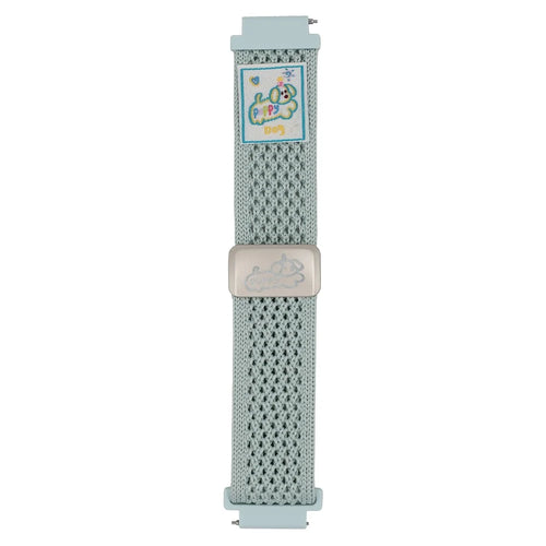 For Huawei Watch GT 5 46mm Watch Band 22mm Dachshund Breathable Nylon Wrist Strap - Mint Green - 1