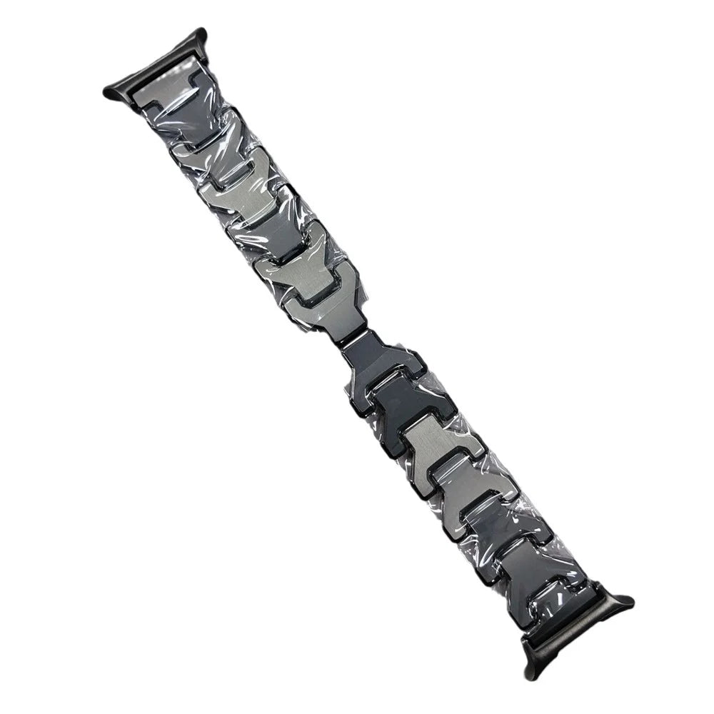 For Samsung Galaxy Watch Ultra2 47mm / Watch Ultra (2025) 47mm / Watch Ultra 47mm Titanium Alloy Watch Strap Y-Shpae Wrist Band - Black - 1