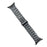 For Samsung Galaxy Watch Ultra2 47mm / Watch Ultra (2025) 47mm / Watch Ultra 47mm Semicircular Design Watch Band Titanium Alloy 5-Bead Wrist Strap - Black - 1