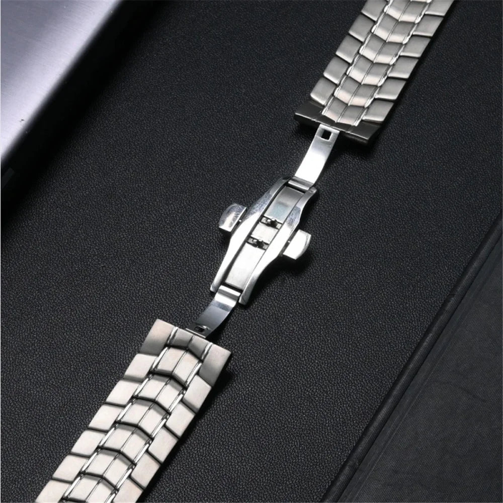 For Samsung Galaxy Watch Ultra2 47mm / Watch Ultra (2025) 47mm / Watch Ultra 47mm Watch Strap Butterfly Buckle Titanium Alloy Wrist Band - Black - 4