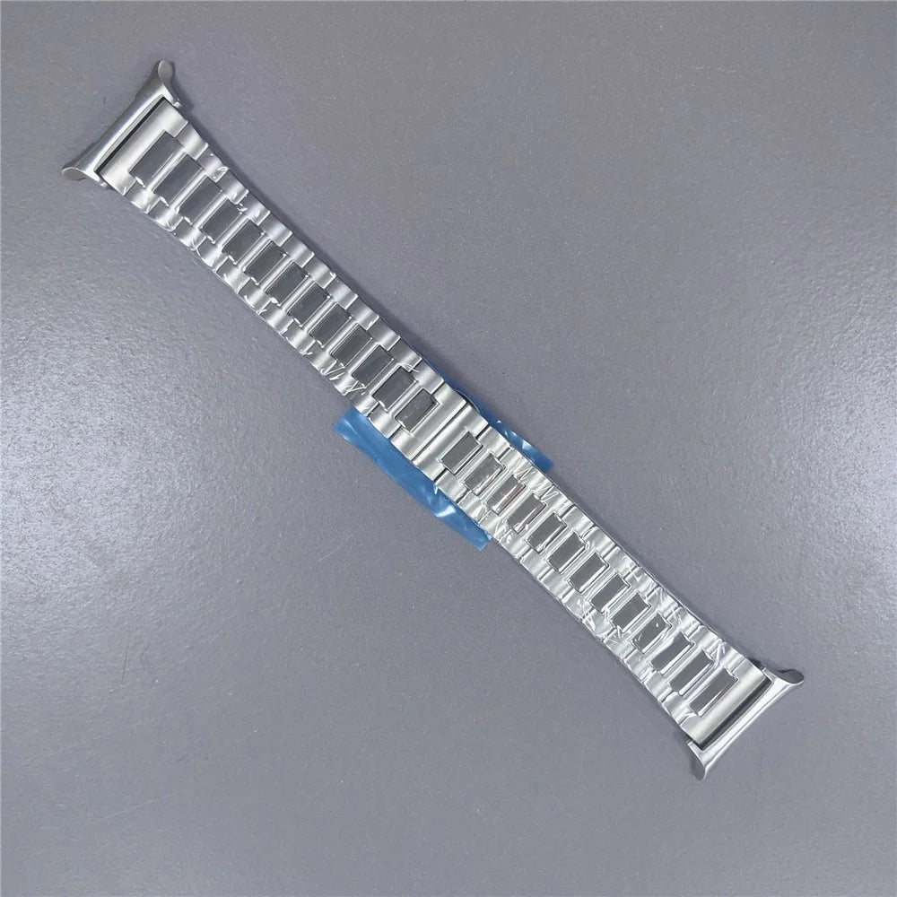 For Samsung Galaxy Watch Ultra2 47mm / Watch Ultra (2025) 47mm / Watch Ultra 47mm Titanium Alloy Watch Strap Butterfly Buckle Wrist Band - Silver - 2