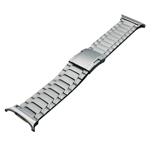 For Samsung Galaxy Watch Ultra2 47mm / Watch Ultra (2025) 47mm / Watch Ultra 47mm Replacement Strap Turtle Shell Design Titanium Alloy Watch Band - Silver - 1