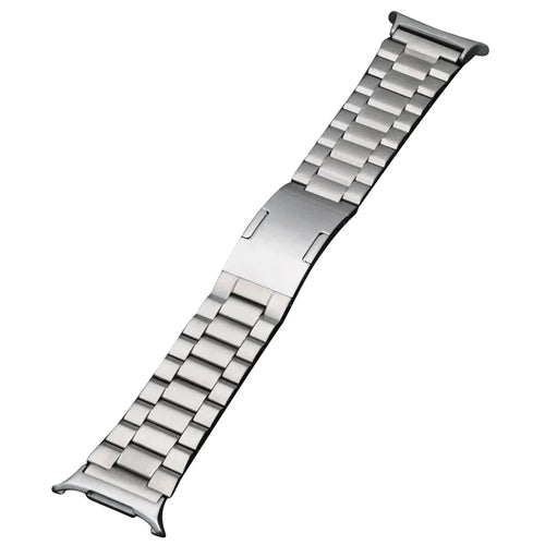 For Samsung Galaxy Watch Ultra2 47mm / Watch Ultra (2025) 47mm / Watch Ultra 47mm Watch Band Titanium Alloy 3-Bead Wrist Strap - Titanium - 1