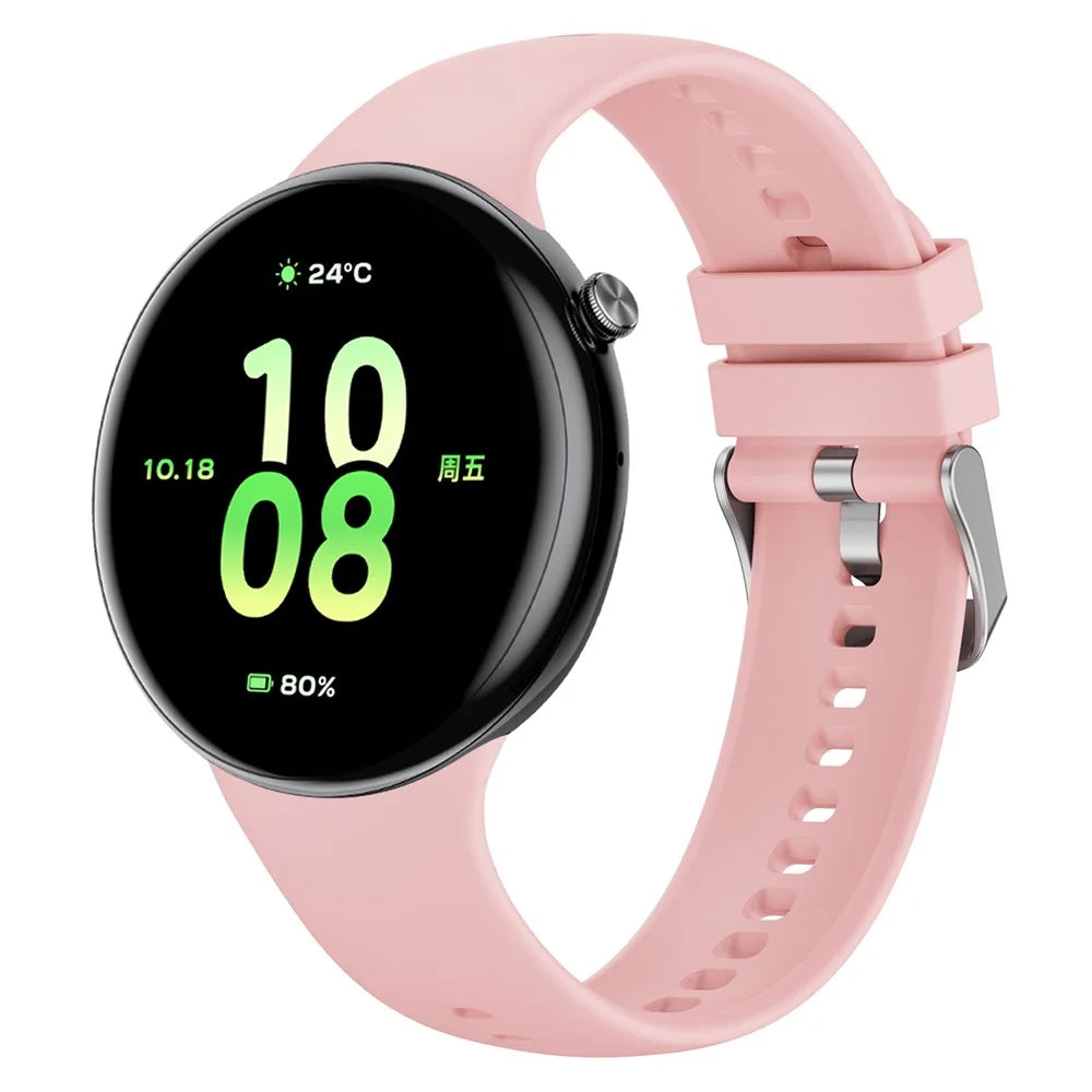 For Honor Watch Fit Elegant Edition  /  Vitality Edition Watch Band Breathable Silicone Wrist Strap - Pink - 2
