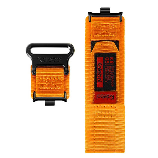 KALEBOL For Xiaomi Smart Band 10 Pro / 9 Pro / 8 Pro / Redmi Watch 6 / 5 / 4 Watch Strap Nylon Magic Tape Wrist Band - Orange - 1