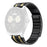 For Huawei Watch GT 5 46mm Watch Band 22mm Magnetic Stainless Steel Wrist Strap - Black / Gold - 1