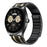 For Huawei Watch GT 5 46mm Watch Band 22mm Magnetic Stainless Steel Wrist Strap - Black / Gold - 2