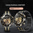 For Huawei Watch GT 5 46mm Watch Band 22mm Magnetic Stainless Steel Wrist Strap - Black / Gold - 4