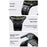 For Huawei Watch GT 5 46mm Watch Band 22mm Magnetic Stainless Steel Wrist Strap - Black / Gold - 7