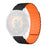 18mm Watch Band for Garmin Venu 3S / 2S / Forerunner 265S / 255S 3-Bead Silicone Magnetic Strap - Black / Orange - 1