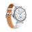 18mm Watch Band for Garmin Venu 3S / 2S / Forerunner 265S / 255S Adjustable Genuine Cow Leather Strap - White - 2