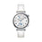 18mm Watch Band for Garmin Venu 3S / 2S / Forerunner 265S / 255S Adjustable Genuine Cow Leather Strap - White - 3