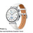 18mm Watch Band for Garmin Venu 3S / 2S / Forerunner 265S / 255S Adjustable Genuine Cow Leather Strap - White - 5