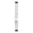 For Garmin Fenix 8 47mm / Fenix E 47mm Watch Band 22mm Plastic 3-Bead Wrist Strap - White - 5