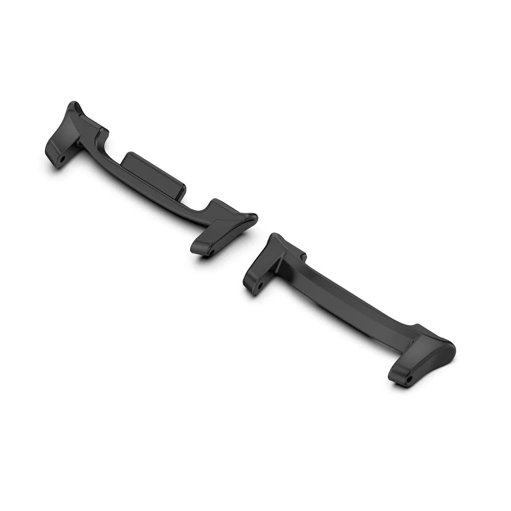 1 Pair For Samsung Galaxy Watch8 44mm / 40mm / Watch8 Classic 46mm Watch Band Connector 22mm Replacement Strap Adapters - Black - 2