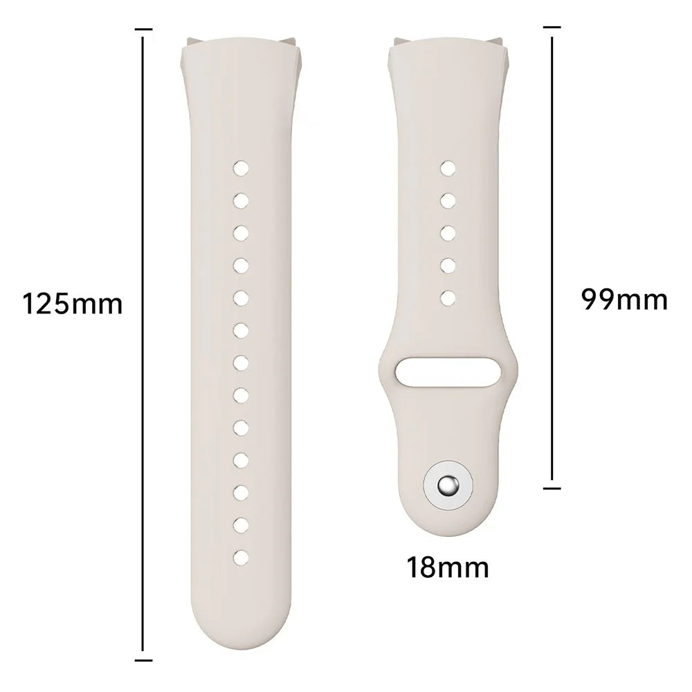 For Huawei Watch 5 42mm Smart Watch Band Reverse Buckle Silicone Wrist Strap - Orange - 5