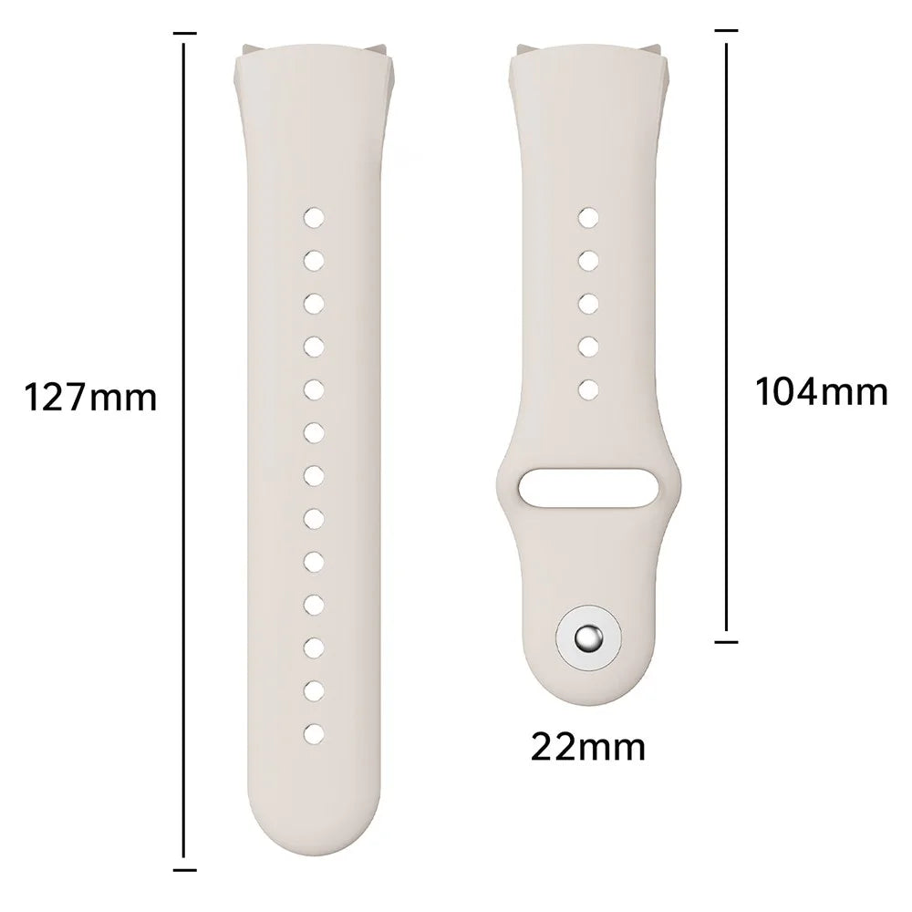 For Huawei Watch 5 46mm Smart Watch Band Reverse Buckle Silicone Wrist Strap - Orange - 6