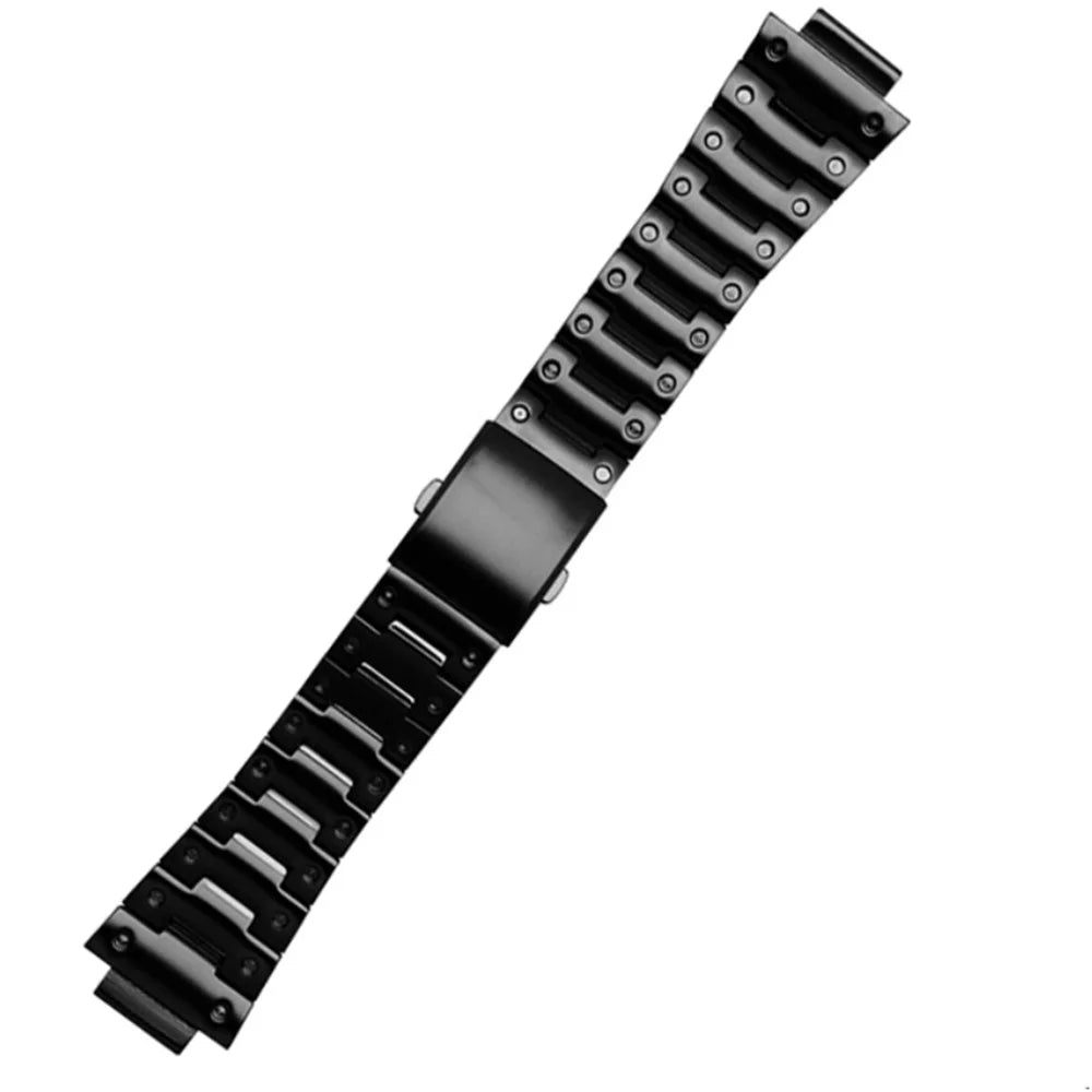 Metal Watch Band Replacement for Casio G-SHOCK GW-5000/5035/DW5600/GW-M5610 - Black - 1