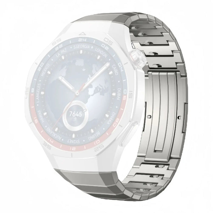 For Huawei Watch GT 5 Pro 46mm Wrist Band 1-Bead Quick Release Titanium Alloy Watch Strap - Titanium - 1