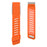 For WHOOP 5.0 LIFE MG Replacement Strap Dual Color Design Silicone Watch Band - Orange / Light Orange - 3